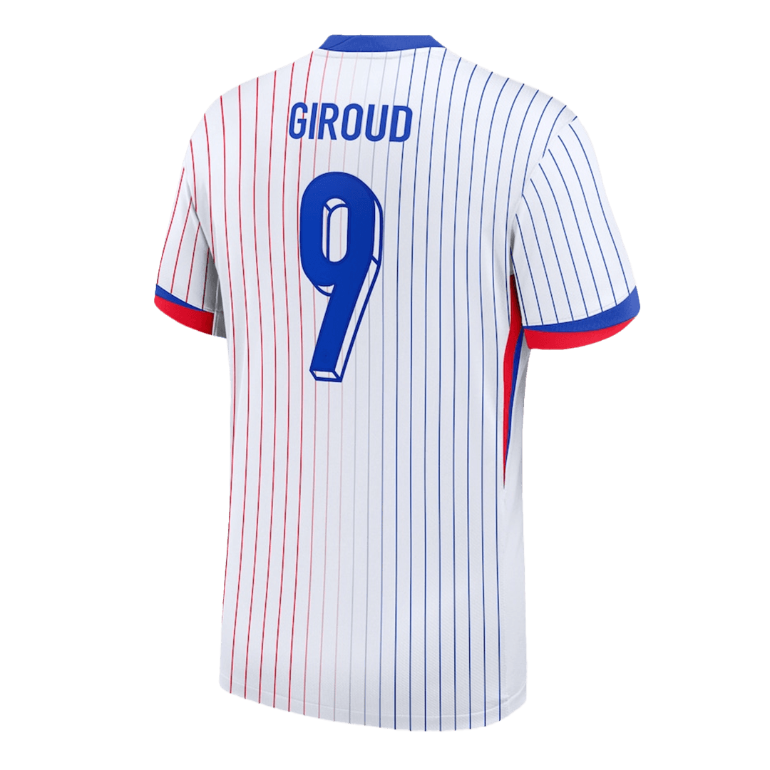 GIROUD #9 France Away Football Shirt Custom 2024