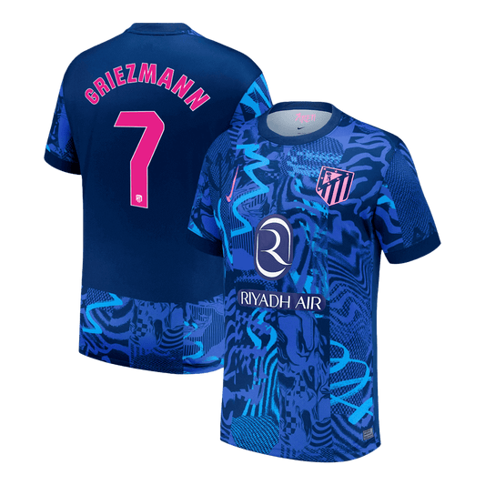 GRIEZMANN #7 Atlético de Madrid football shirt, custom third shirt 2024/25