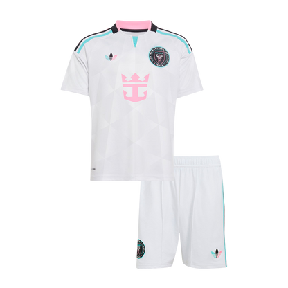 Inter Miami CF Infantil 
 Terceira Futebol Camisa 2026 Branco
