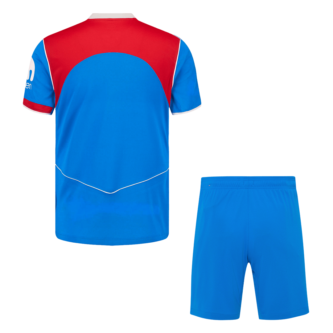 Atletico Madrid 
 Terceira Camisa Conjunto(Camisa+Calções) 2025/26 Azul