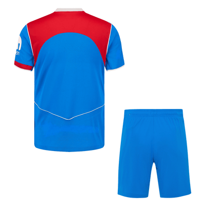 Atletico Madrid 
 Terceira Camisa Conjunto(Camisa+Calções) 2025/26 Azul