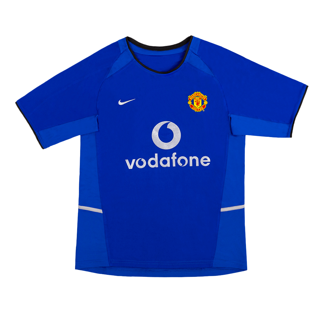 Manchester United Retro Jersey Terceira Camisola de Futebol Fora 2002/03