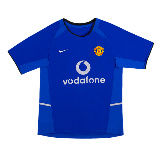 Manchester United Retro Jersey Terceira Camisola de Futebol Fora 2002/03