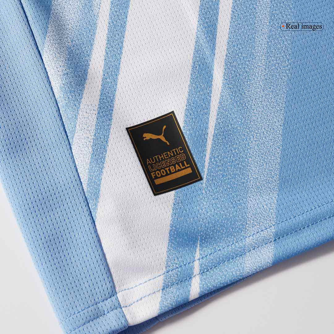 Manchester City 
Casa 
 Camisa 
Conjunto (Camisa + Calções + Meias) 
2025/26 
 Azul