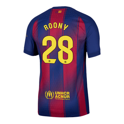Jogador ROONY #28 Barcelona Casa Futebol Camisas 2025/26