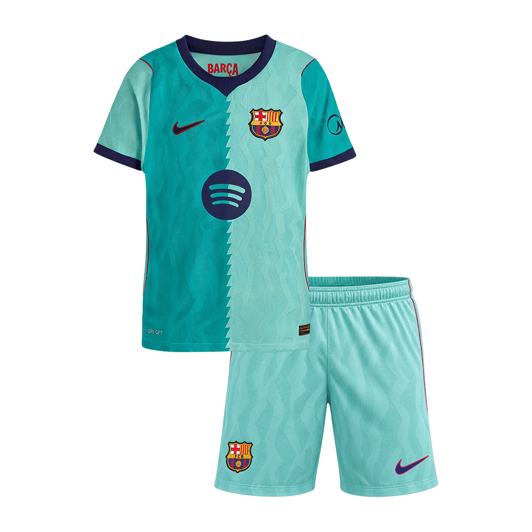 Barcelona Infantil 
 Terceira Futebol Camisa 2026/27 Azul