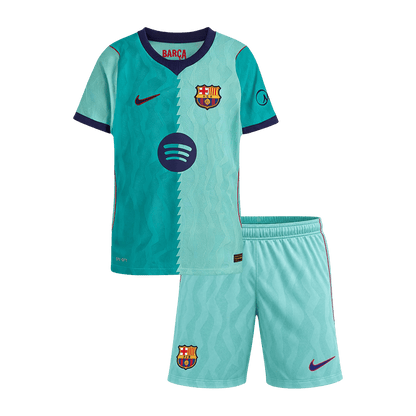 Barcelona Infantil 
 Terceira Futebol Camisa 2026/27 Azul