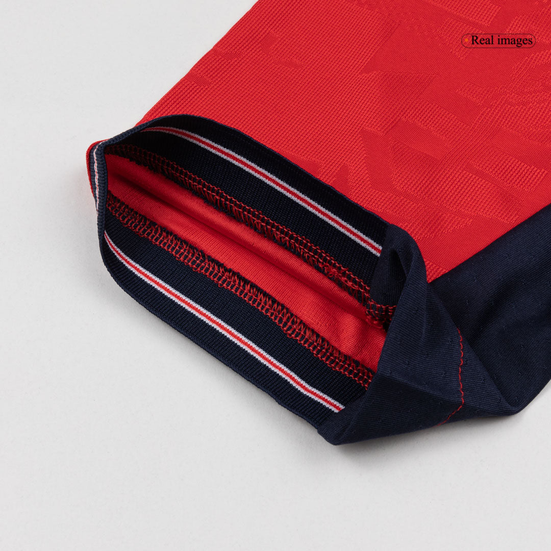 Versão do Jogador BELLINGHAM #10 England Fora Copa do Mundo Futebol Camisas 2026 Vermelho