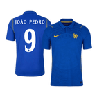 Versão do Jogador JOÃO PEDRO #9 Chelsea Casa Futebol Camisas 2026/27 Azul - UCL