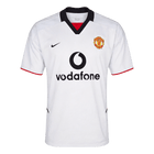 Retrô Manchester United Fora Camisa 2002/03 Branco