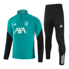 Liverpool Zíper Moletom Conjunto (Top+Calças) 2025/26 Verde