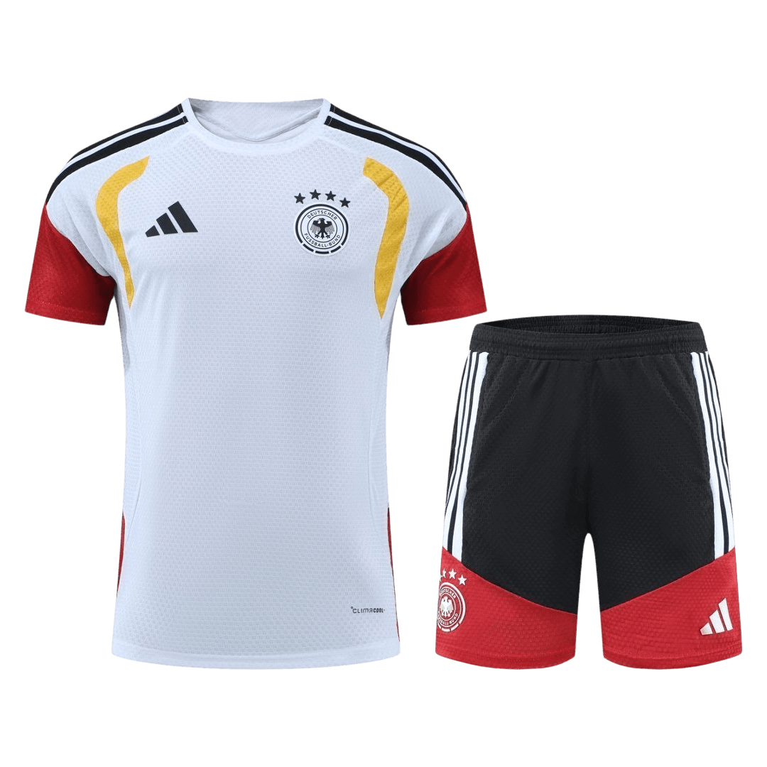 Versão Do Jogador Germany Copa do Mundo Camisa Conjunto(Camisa+Calções) 2026 Branco - camisola de futebol para