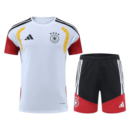Versão Do Jogador Germany Copa do Mundo Camisa Conjunto(Camisa+Calções) 2026 Branco - camisola de futebol para