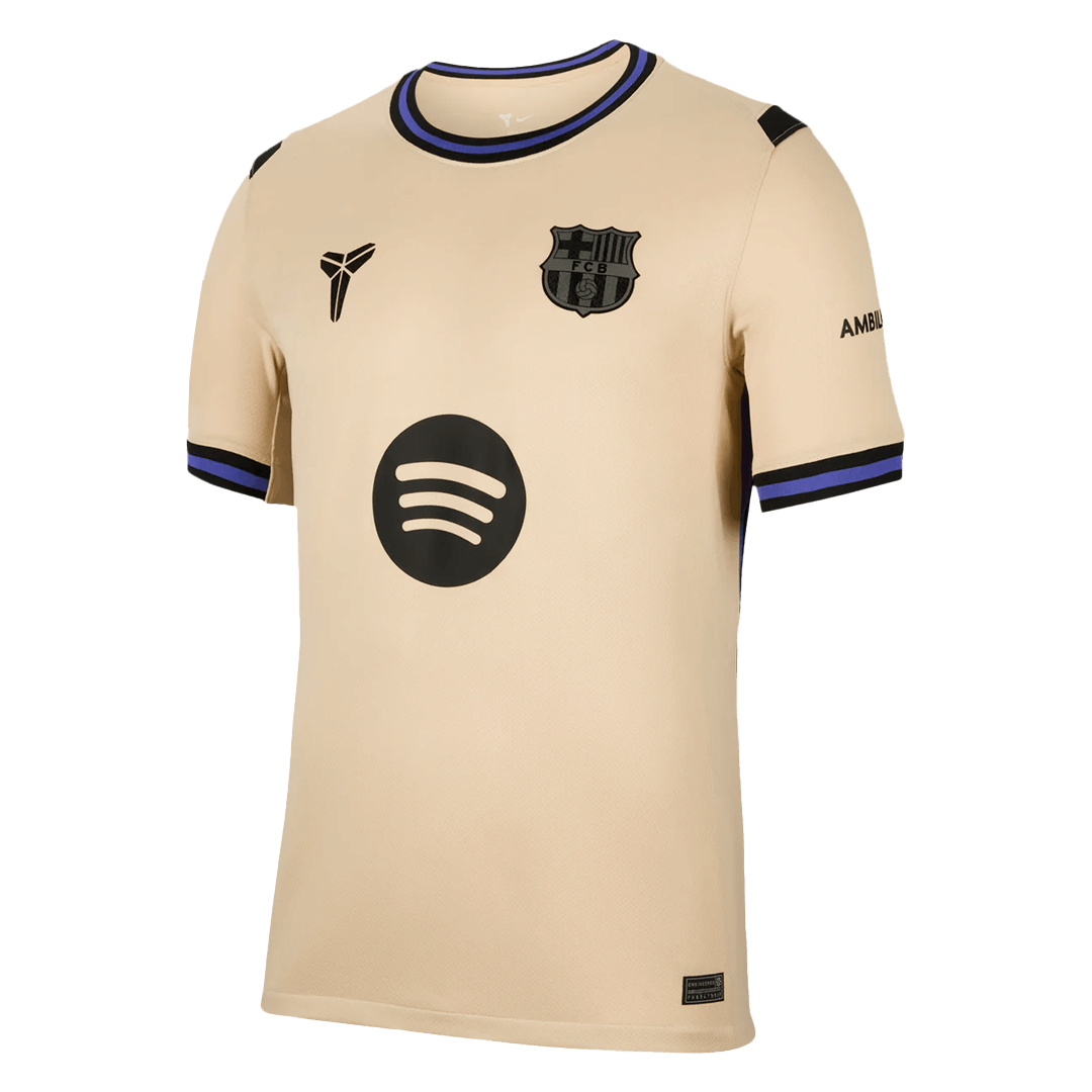 LAMINE YAMAL #10 Barcelona Fora Camisa 2025/26- Amarelo