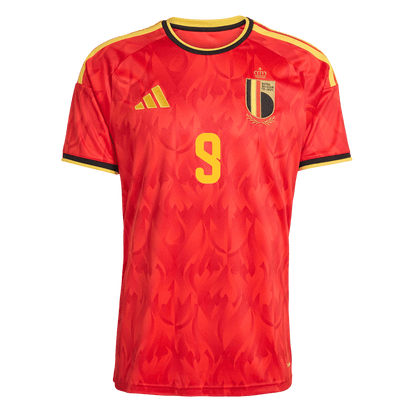 LUKAKU #9 Bélgica Casa Copa do Mundo Camisa 2026 Vermelho