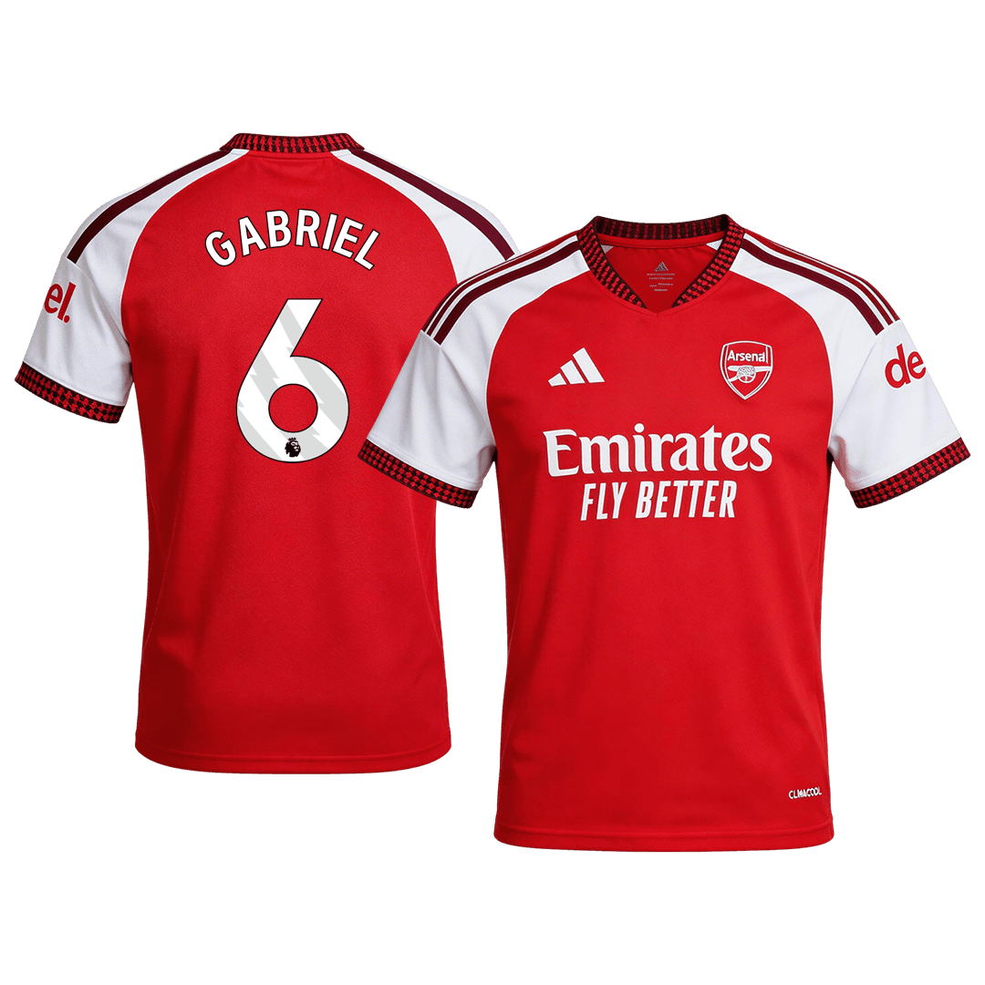 GABRIEL #6 Arsenal Casa Camisa 2026/27 Vermelho