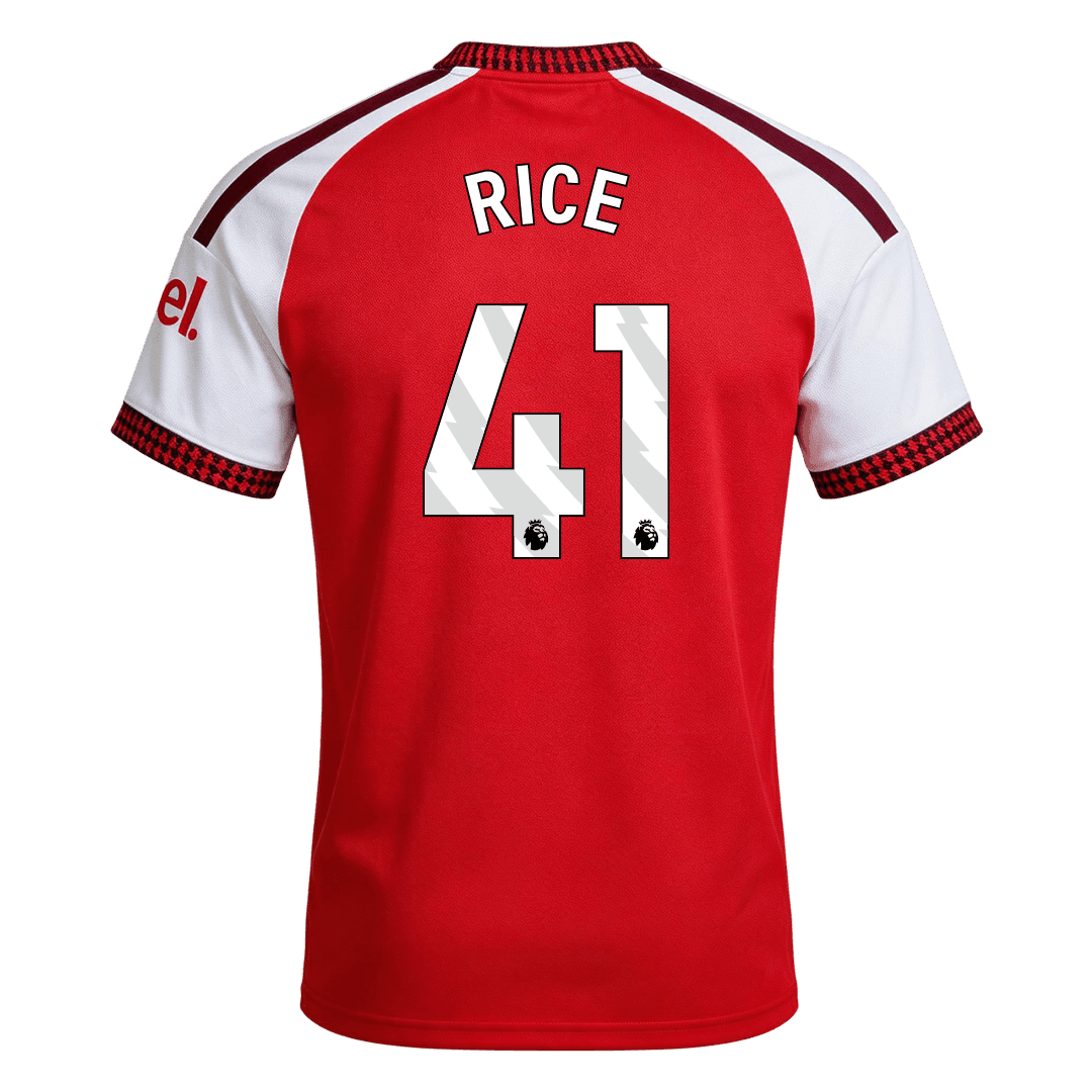 RICE #41 Arsenal Casa Camisa 2026/27 Vermelho
