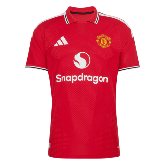 Versão do Jogador Manchester United Casa Futebol Camisas 2026/27 Vermelho