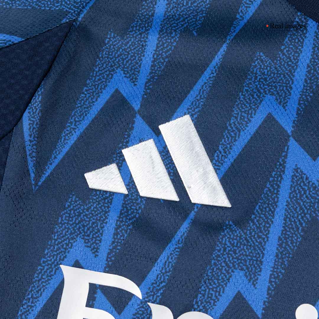 Autêntico ØDEGAARD #8 Arsenal Fora Futebol Camisas 2025/26 Azul