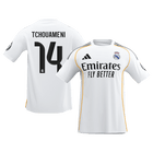 【Super Qualidade】TCHOUAMENI #14 Real Madrid
 Casa Futebol Camisa 2025/26 Branco
