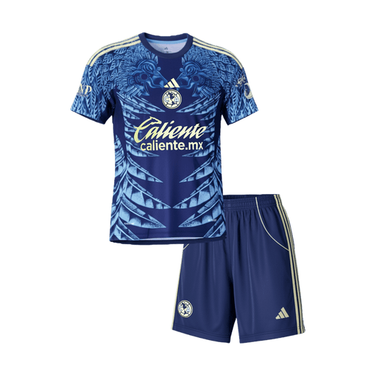 Club America Infantil 
 Fora Futebol Camisa Conjunto (Camisa+Shorts) 2025/26