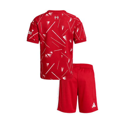 Liverpool Infantil Casa Futebol Camisa 2026/27 Vermelho - camisola de futebol para adeptos em Portugal