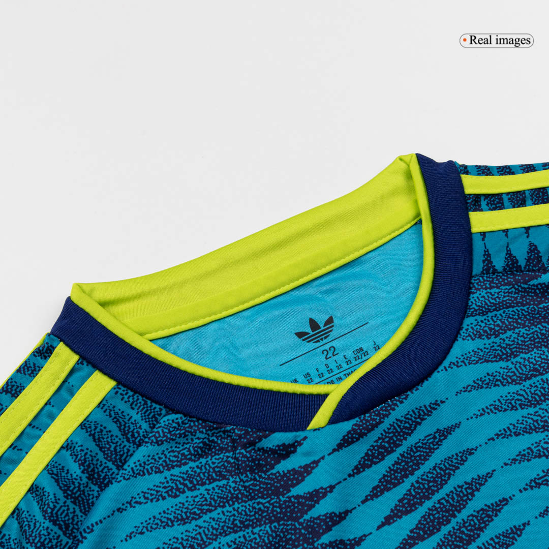 Colombia Infantil Fora Copa do Mundo Futebol Camisa Conjunto (Camisa+Shorts) 2026 Azul - camisola de futebol para - imagem 7