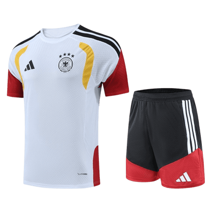 Versão Do Jogador Alemanha Copa do Mundo Camisa Conjunto(Camisa+Calções) 2026 Branco