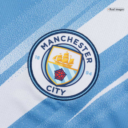 【Super Qualidade】HAALAND #9 Manchester City
 Casa Futebol Camisa 2025/26 Azul