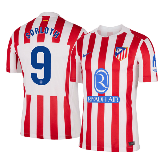 SØRLOTH #9 Atletico Madrid Casa Camisa 2025/26