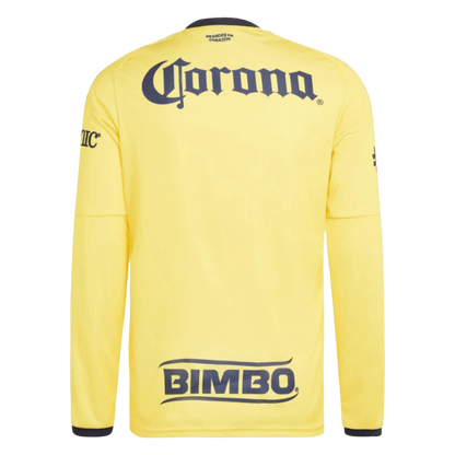 Club America Casa Manga comprida Camisa 2026/27 Amarelo