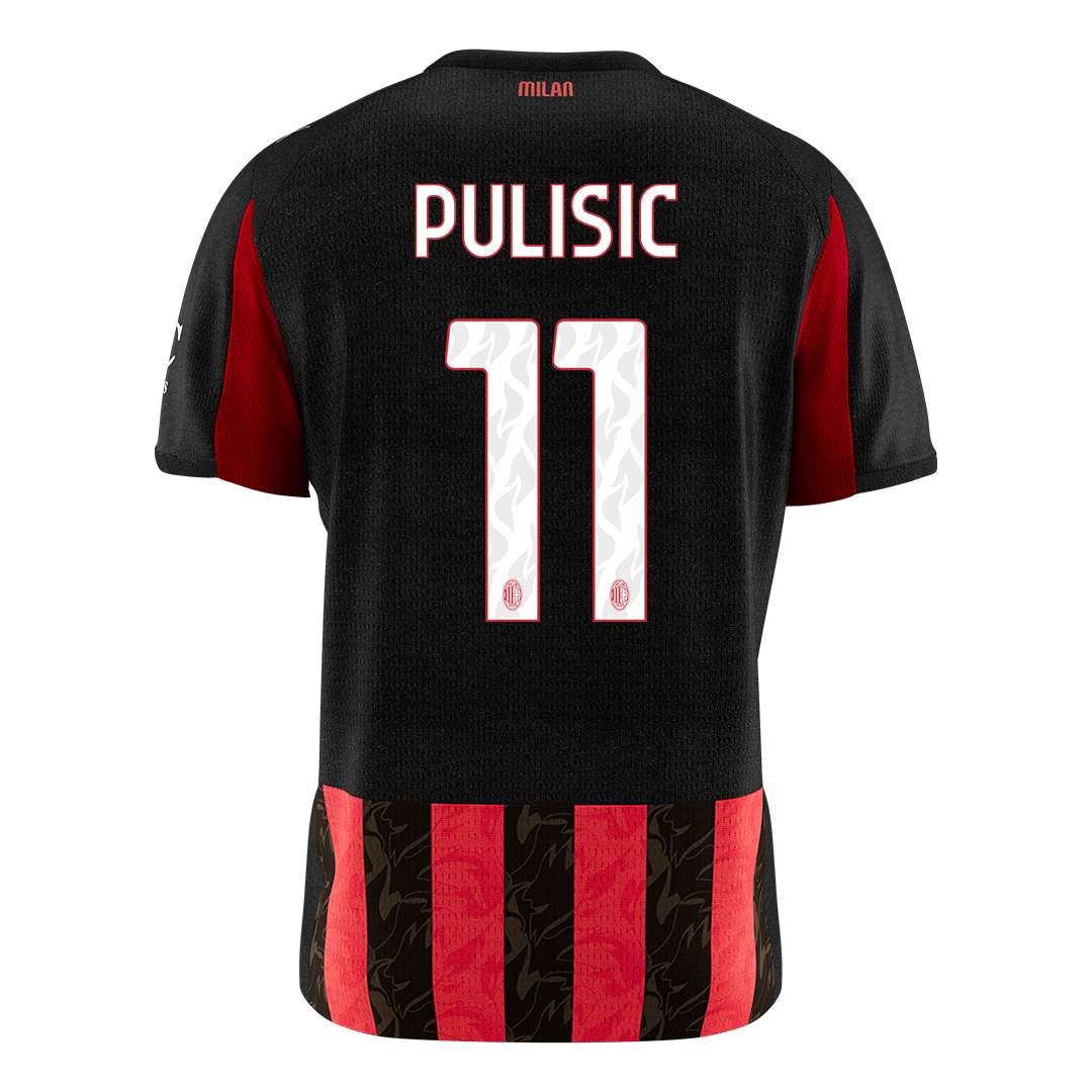 【Super Qualidade】PULISIC #11 AC Milan
 Casa Futebol Camisa 2025/26