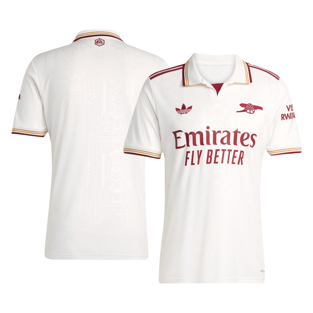 Arsenal Fora Terceira Camisa 2025/26- Branco