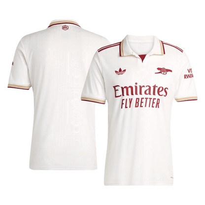 Arsenal Fora Terceira Camisa 2025/26- Branco