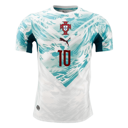 Versão do Jogador BERNARDO #10 Portugal Fora Copa do Mundo Futebol Camisas 2026