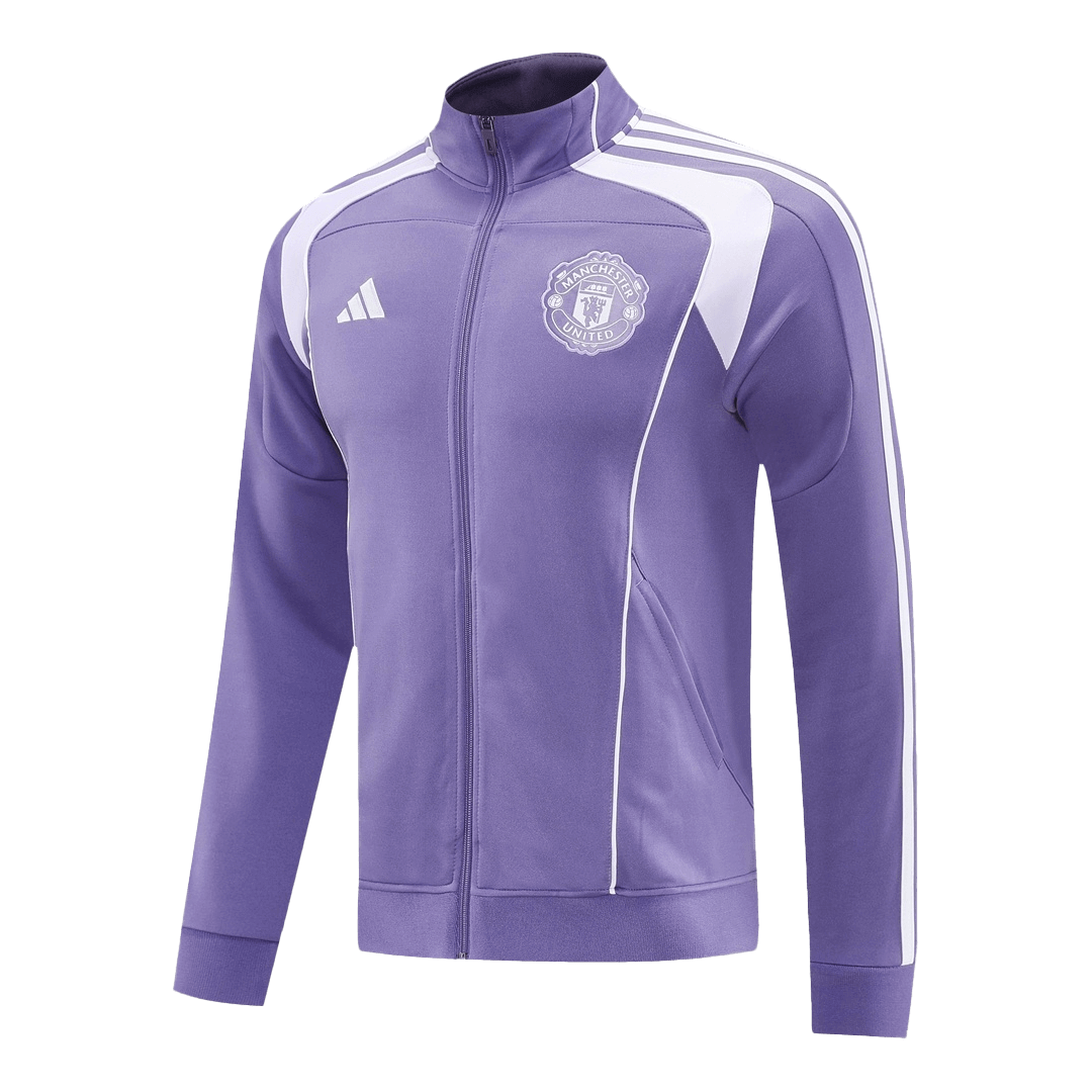 Manchester United Formação Blusão 2025/26 Roxo