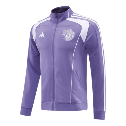 Manchester United Formação Blusão 2025/26 Roxo