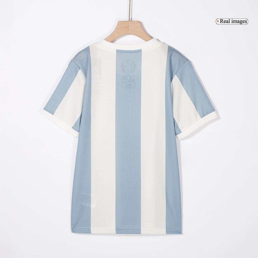 Kits de futebol personalizados da Argentina para crian?as 2024 50th anivers¨¢rio