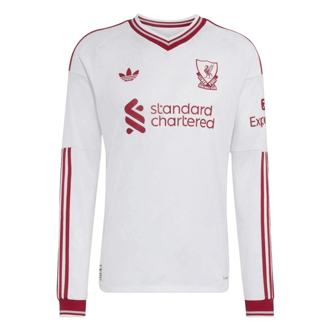 Liverpool Fora Manga comprida Camisa 2026/27 Branco