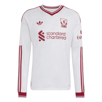 Liverpool Fora Manga comprida Camisa 2026/27 Branco