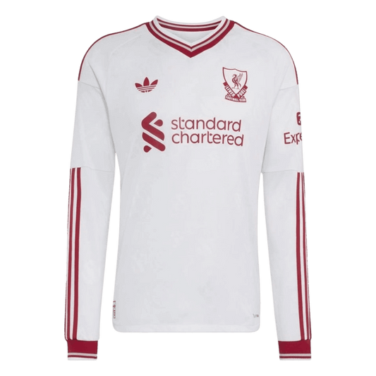 Liverpool Fora Manga comprida Camisa 2026/27 Branco
