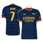 SAKA #7 Arsenal Fora Camisa 2026/27 Azul UCL