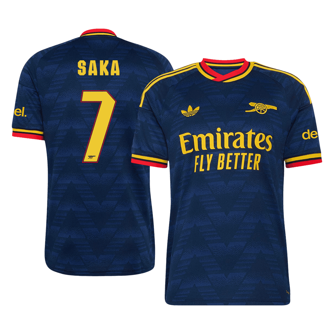 SAKA #7 Arsenal Fora Camisa 2026/27 Azul UCL