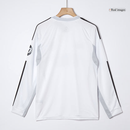 Real Madrid Home Long Sleeve Soccer Jersey 2025/26 White