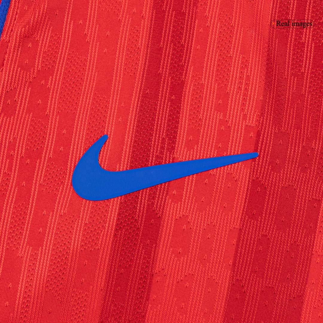 Jogador HAKIMI #2 PSG Terceira Futebol Camisas 2025/26 Vermelho