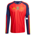 Spain Casa Manga comprida Camisa Copa do Mundo 2026
