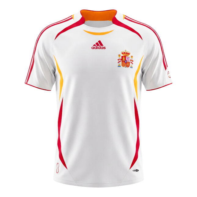 Retrô Spain Fora Camisa 2006 Branco