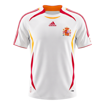 Retrô Spain Fora Camisa 2006 Branco
