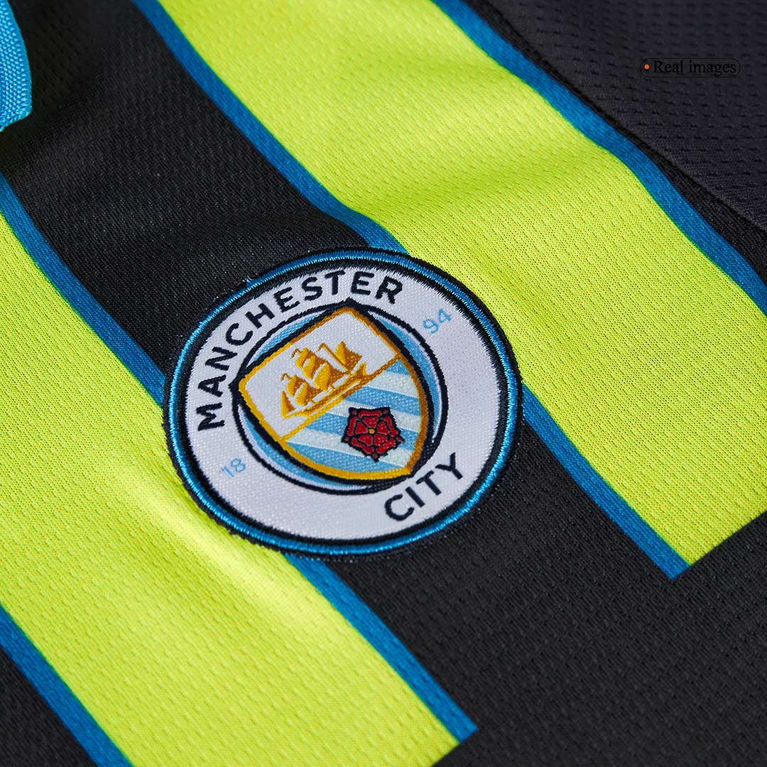 Kid's Manchester City Away Football Shirt Kit(Shirt+Shorts+Socks) 2024/25 Football Kit UK