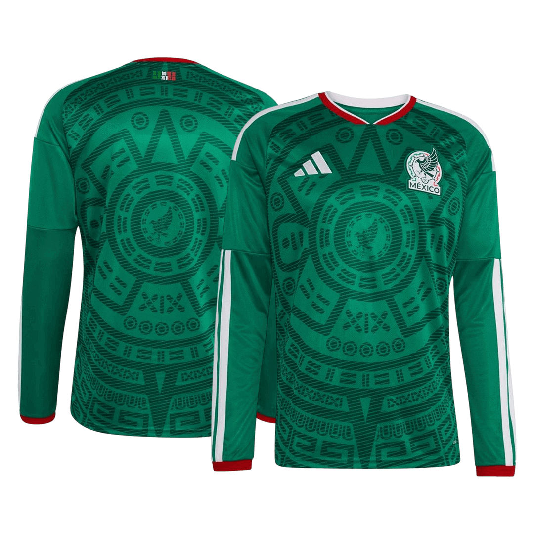 México Casa Manga comprida Camisa 2026 Verde